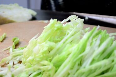 Basics Of Recipes | licing cabbage close up | Chaat Recipes | Snacks Recipe Videos