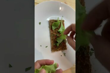 Healthy ham and cheddar sandwich