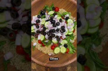 Quinoa Salad | Mediterranean cuisine | Healthy Salad Recipe | Quick, Easy & Yummy | Delicious Recipe