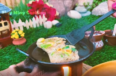 QUICK HEALTHY BREAD PIZZA | 5 MIN SNACKS | NO CHEESE |BARBIE DAILY ROUTINE #barbie #miniaturecooking