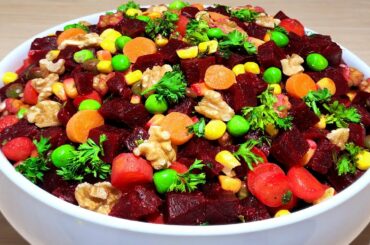 Healthy Salad Recipe For Weight Loss| HIGH in nutrients LOW in calories