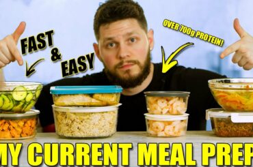 My Current Healthy Meal Prep Routine! (FAST & EASY!)