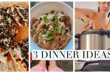 3 Easy + Healthy Dinner Ideas!