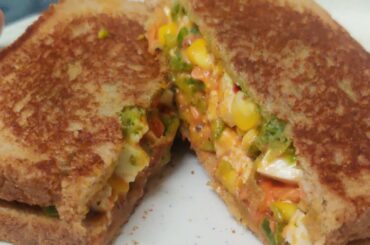 #shorts Weightloss PANEER SANDWICH | low calorie sandwich| Healthy Breakfast recipe | 5 min recipe
