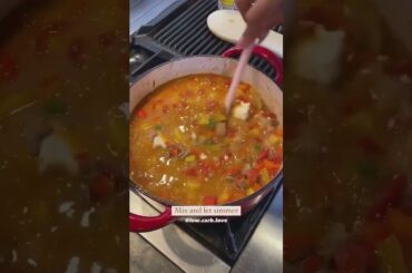 Low carb Keto soup - Healthy recipes for Keto diet #shorts #ketorecipes #ketodiet