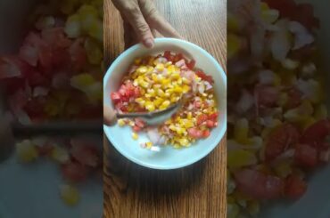 Healthy Corn Salad recipe | Quick and easy 2 min. salad recipe | Ruchira