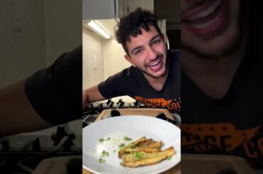 Healthy Garlic Parmesan Fries || Healthy Ravibro #shorts #short #youtubeshorts