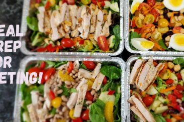 Easy Healthy Lunch Ideas | Salad Meal Prep For Weight Loss