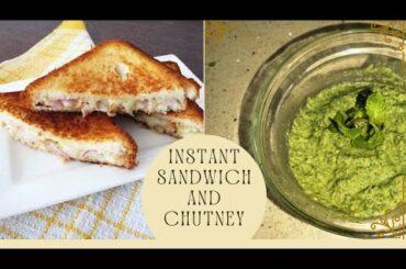 Mint Chutney And Onion Tomato Sandwich Recipe - Quick & Easy  Healthy Breakfast Ideas 2022
