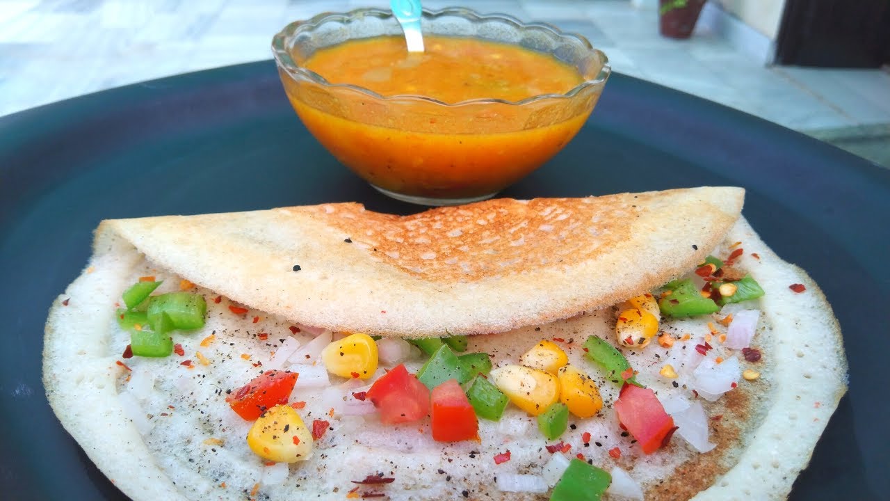 Yummy and Healthy Pizza Dosa Recipe #shorts Yummy and Healthy Pizza Dosa Recipe #shorts