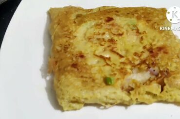 Bread besan Chilla .. quick breakfast recipe (healthy instant recipe)