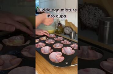 Easy Copycat Starbucks Egg Bites / Breakfast Ideas / Healthy Breakfast / Egg Cups / Keto Recipe