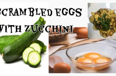 ZUCCHINI WITH EGGS RECIPE ! Healthy dinner in 10 minutes #fresh_recipe #recipes #zucchini