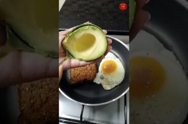 #Shorts | Avocado Toast | Avocado Toast with Egg | Healthy Breakfast Recipe | Quick and Easy Recipe