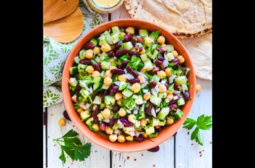 Healthy Protein Salad Recipe  by Sehrish bilal vlogs #shorts#youtubeshorts#health #salad #protein