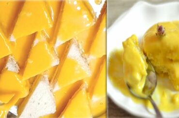 Easy Mango Dessert Recipe | No Bake Mango Cake | Mango Dessert Ready in 10 Minutes