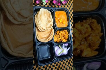 #shortreelvideo | Desi Lunch Box Thali | lunch box Ideas For Kids | #ashortada