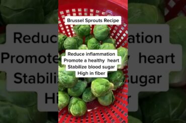 Thought you didn’t like Brussel Sprouts? Try this healthy recipe