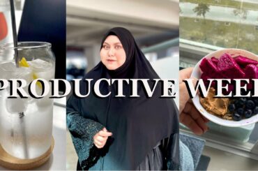 PRODUCTIVE WEEK | low calorie recipes, weekend night and workout