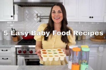 5 Easy and Healthy Homemade Baby Food Recipes