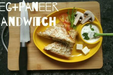 Veg Paneer Sandwich -  Easy ,Quick and Healthy snacks Recipies