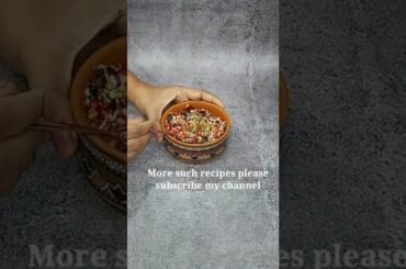 # short # Protien rich breakfast bowl # No cooking no oil healthy breakfast recipe #