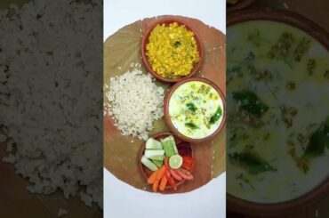 No Onion-Garlic Sattvic Thalli for lunch Day-44 #noonionnogarlic #shorts #healthylunch #sudhkhana