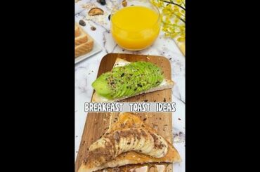 Healthy Breakfast Toast Ideas #shorts