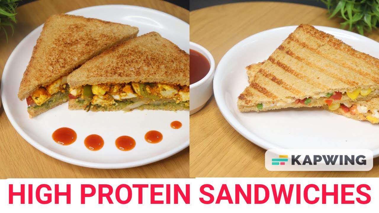 2 High Protein Veg Sandwich Recipe Weight Loss Recipe Healthy