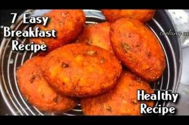 7 Days -7 Instant & Healthy Breakfast Recipes in 10 Mins | Easy Instant South Indian Breakfast ideas