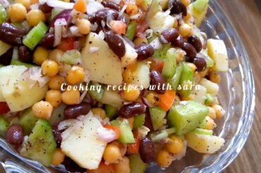 protein Salad   Easy Recipe   Weight loss   Salad Recipes   Cooking Recipes With Sara