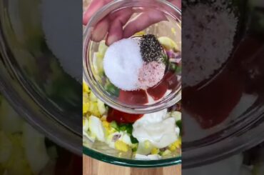 Egg salad - Low carb Keto meals- Healthy recipes for Keto diet #shorts #keto #ketorecipes