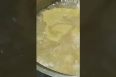 Crab & corn soup with egg nutritious & healthy dinner #viral #trending #short #shortvideo