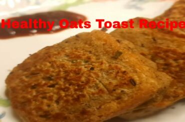 Oats Sprouts Toast Recipe | How to make Oats Toast | Healthy Breakfast Recipe #shorts #healthyfood