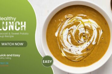 Healthy Lunch Recipe with Broccoli and Sweet Potato | Vegetarian Meals | Healthy Recipes