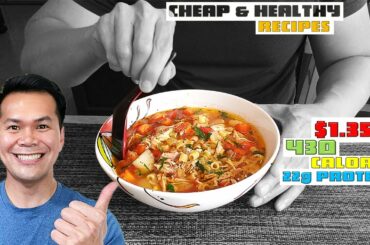 Cheap Healthy Dinner Recipe - My family Loves it, Yours Will Too. Chicken Veggie Noodle Soup Recipes
