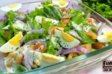 How to make Healthy & Tasteful VEGETABLE SALAD RECIPE