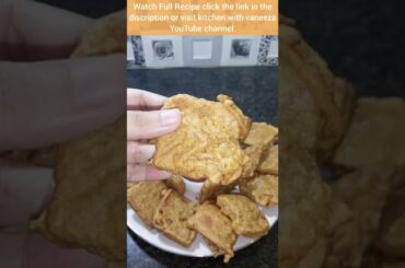 Besan Bread Pakora Recipe | Easy Besan Bread Pakora Recipe by Kitchen with Vaneeza #short