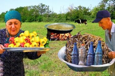 Beans Harvesting - Grandma's Special Healthy Protein Salad Recipe