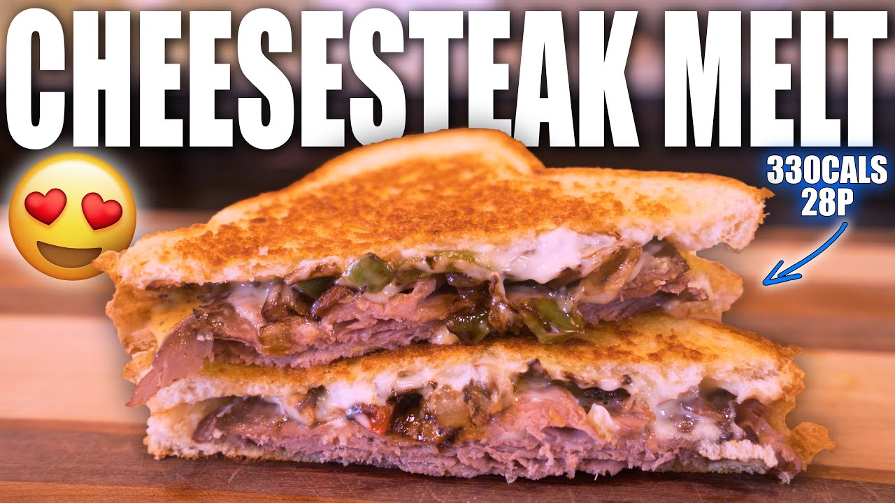 BODYBUILDING PHILLY CHEESESTEAK MELT | The Healthy Sandwich I Can't Stop Eating! BODYBUILDING PHILLY CHEESESTEAK MELT | The Healthy Sandwich I Can't Stop Eating!