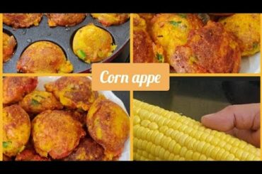 Healthy breakfast recipe/snacks recipe /Corn appe/Corn vada/Instant corn appe/TBK
