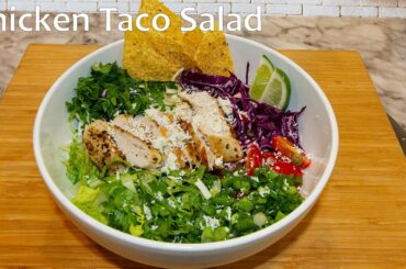 Quick and Healthy Weight Loss Recipe - Chicken Taco Salad