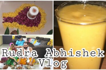 Ghar mein Rudra abishek karwaya|| Healthy weight loss smoothie recipe