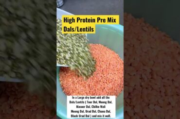 High Protein Pre Mix Dals/ Lentils for healthy Recipes.