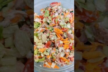 #shorts Healthy Tuna Salad For Weight Loss | Low Cost Low Calorie Salad | Tuna Salad (No Mayonnaise)