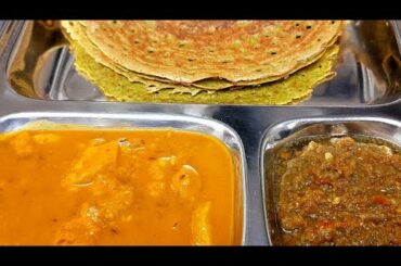 Oil-free Oats Moong Dal Chila Recipe - A Healthy Breakfast Recipe for Busy People,