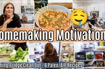 New! HOMEMAKING + CLEAN WITH ME 2022 :: Healthy Recipes & Meal Prep + Fridge Organize
