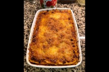 Lasagna - step by step recipe Easy way to cook a healthy dish #shorts