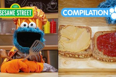 Sesame Street: Yummy Lunch Recipes for Kids | Cookie Monster’s Foodie Truck Compilation
