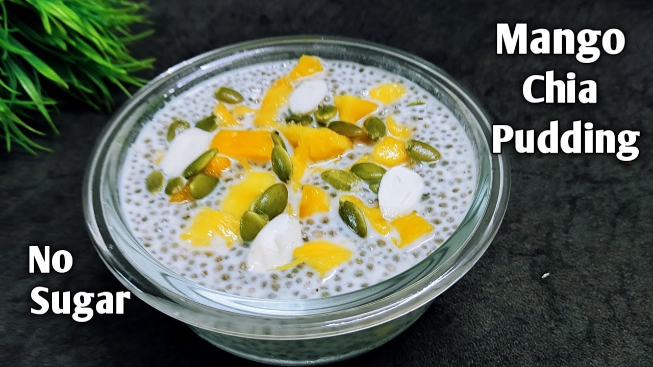 Mango Chia Pudding | Healthy Breakfast Recipe | Chia Pudding Recipe | Chia Recipe |Kiran's Zaika Mango Chia Pudding | Healthy Breakfast Recipe | Chia Pudding Recipe | Chia Recipe |Kiran's Zaika